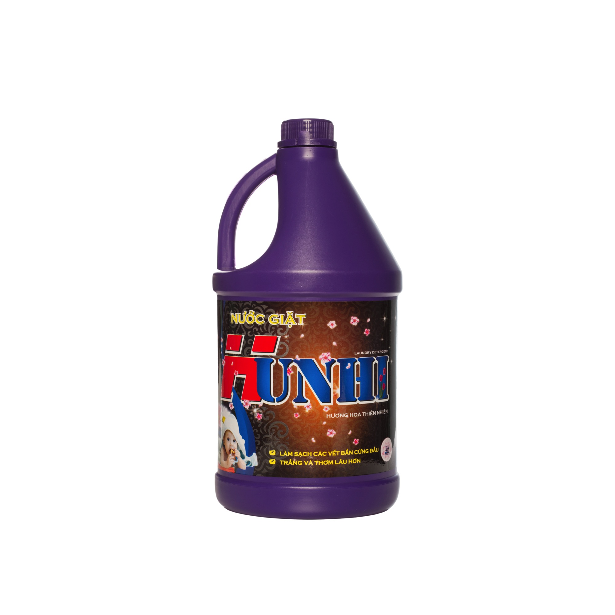 Nước giặt can tròn mặt trước 3,6 lít